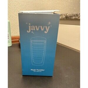 Javvy magic tumbler w/lid 16oz New in Box